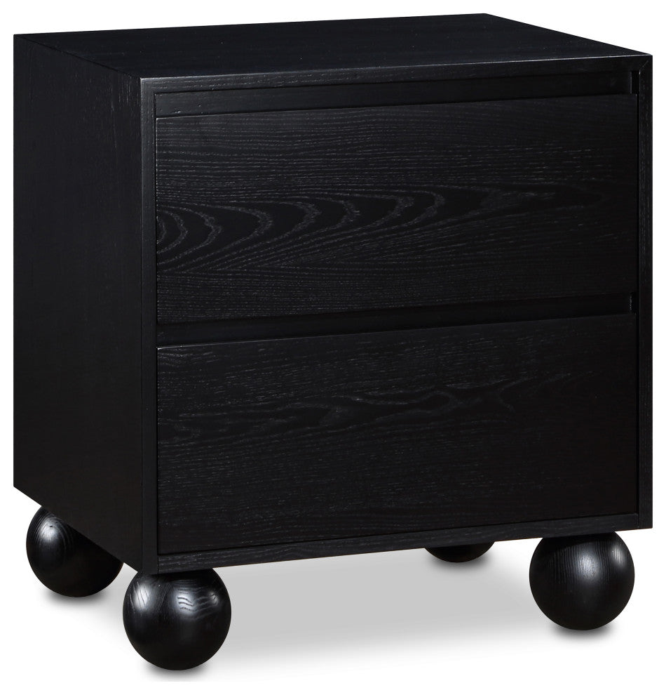Kent Bedroom Set, Black, Nightstand