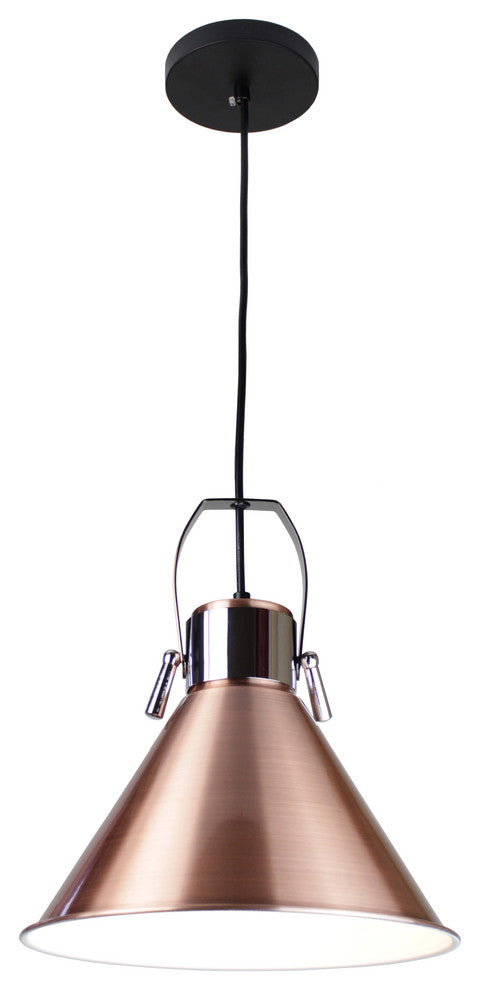 Yatzil Bronze 1-Light Cone Pendant
