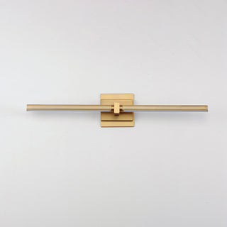 ET2 E21352 Dorian 3" Tall LED Wall Sconce - Black