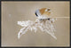 "Bearded Tit" Framed Canvas Giclee by Jonas Kazlauskas, 25x17"