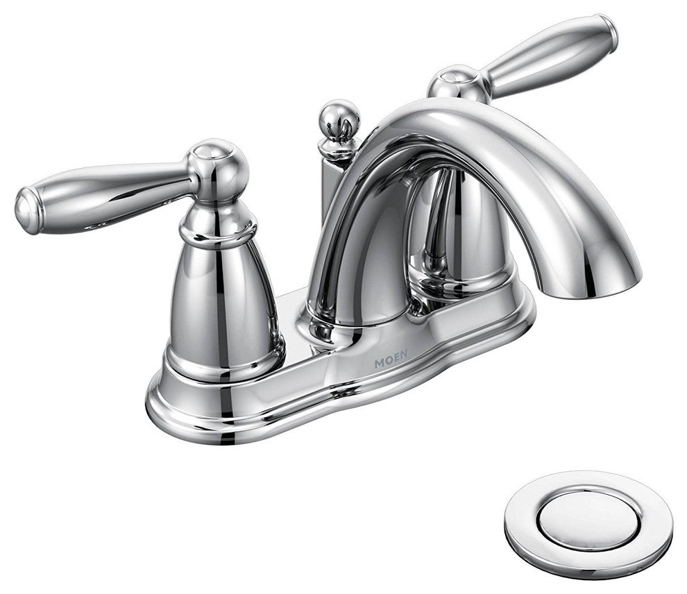 Attractive 2-handle high arc bathroom faucet, Chrome