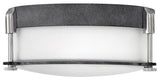Hinkley Lighting 3231 Colbin 2 Light 12-1/2"W Flush Mount Ceiling - Aged Zinc