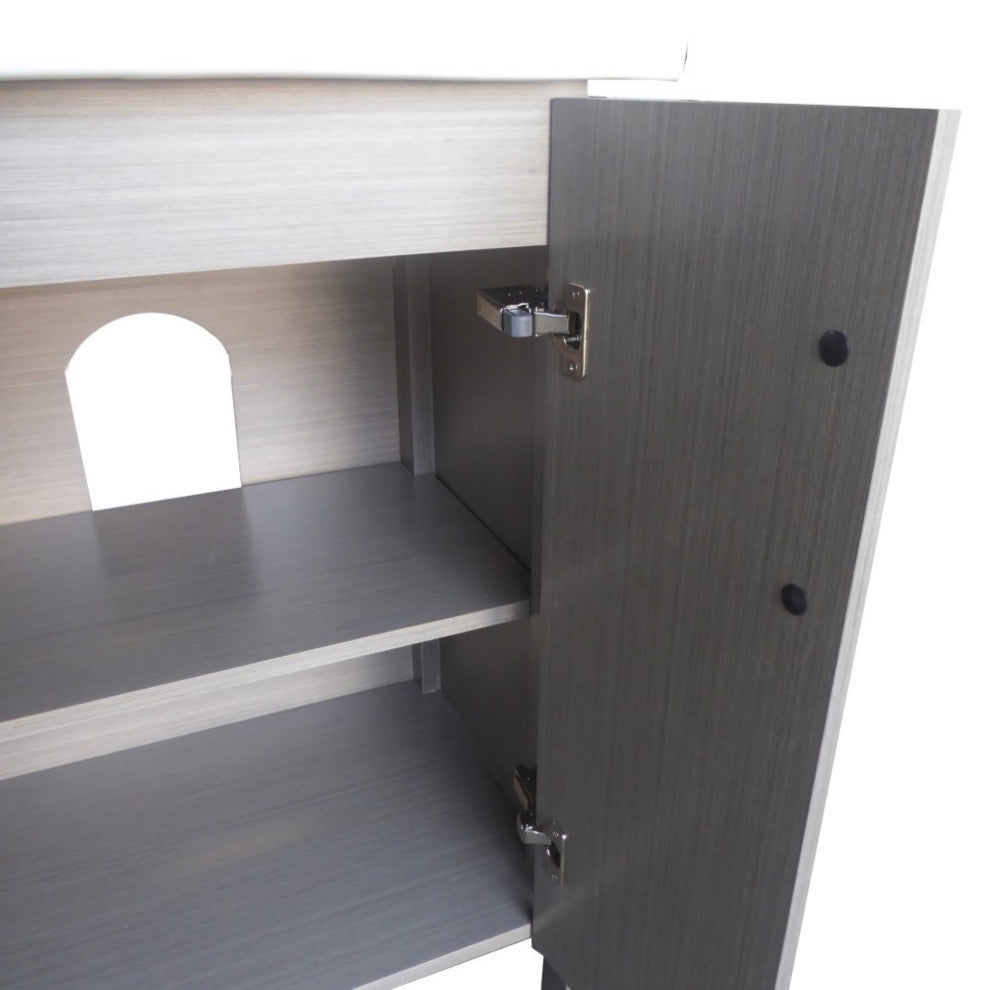 23.8" Single Sink Vanity-Gray