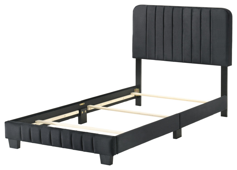 Lodi Bed, Black, Twin