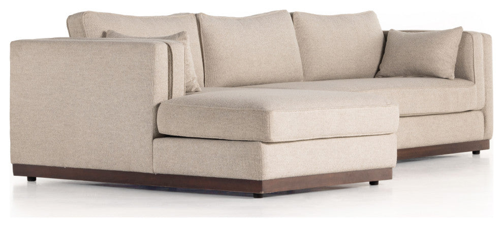 Lawrence 2pc Laf Sectional-Nova Taupe