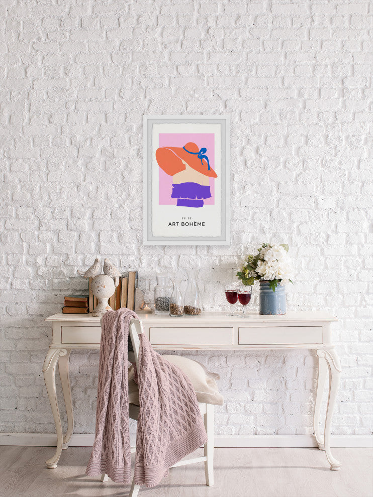 "Art Boheme No 58" Framed Painting Print, 30x45
