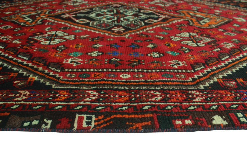 Fine Vintage Distressed Marlon Red Rug