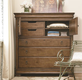 Louis Philippe Solid Wood Gentleman's Dressing Chest