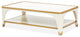 La Terrazza Rectangular Cocktail Table, Creamy Pearl