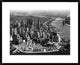 "Aerial View of Manhattan" Framed Digital Print by Anonymous, 32x26"