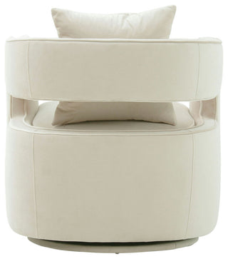 TOV Furniture Kennedy Cream Swivel Chair