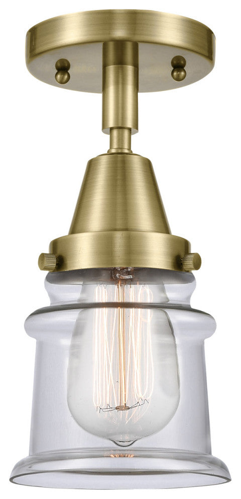 Innovations Lighting 447-1C-AB-G182S-LED Small Canton 1 Light 6" Flush Mount