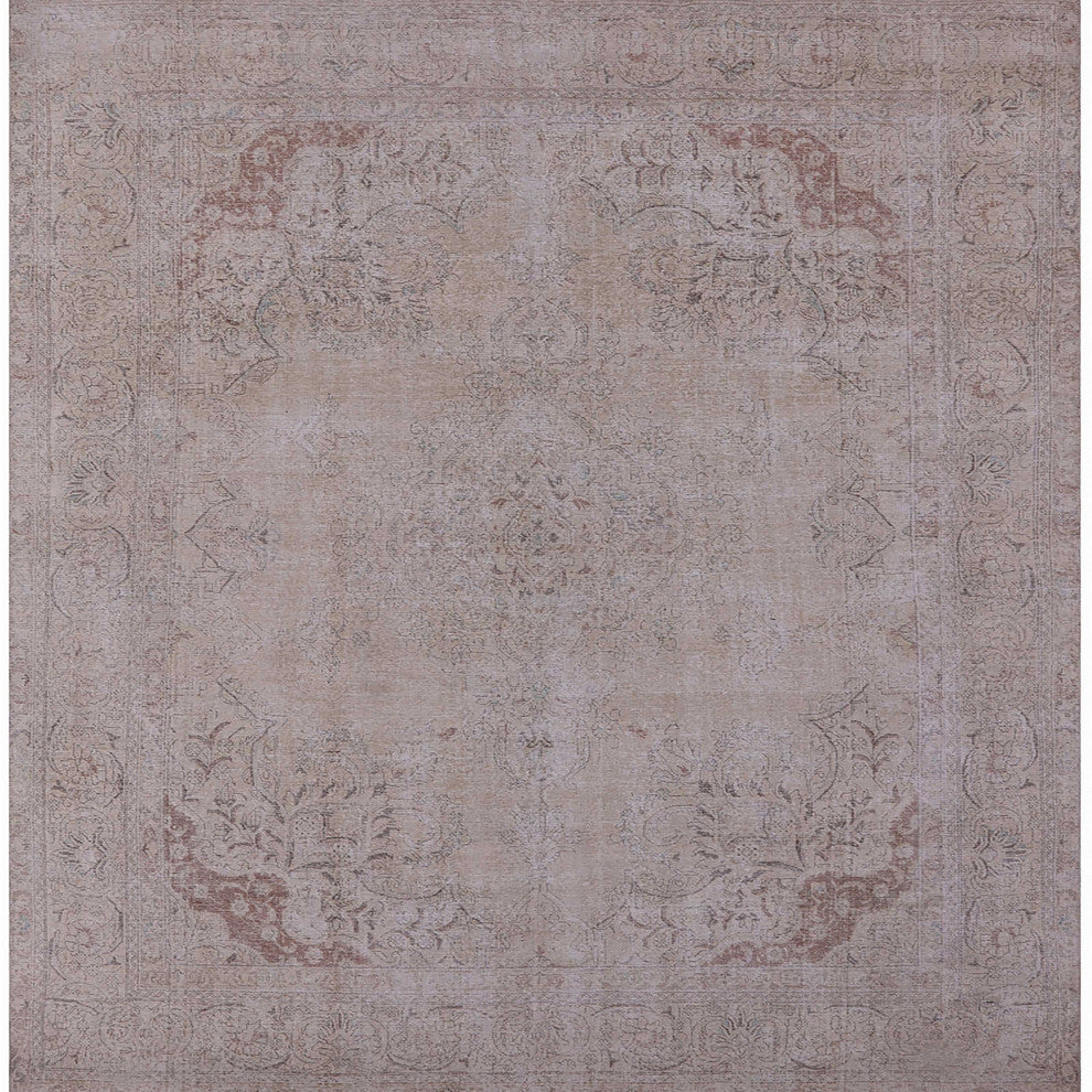Ahgly Company Indoor Square Mid-Century Modern Area Rugs, 4' Square