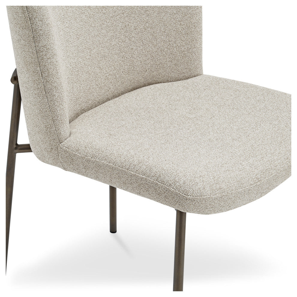 Early Dining Chair Beige-Set of Two