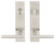 INOX Copenhagen Tubular Entry, Single Cylinder, 2-3/4" Backset, Satin Stainless Steel, Left Hand