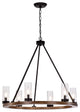 Bonnie 6-light Bubble Glass Chandelier