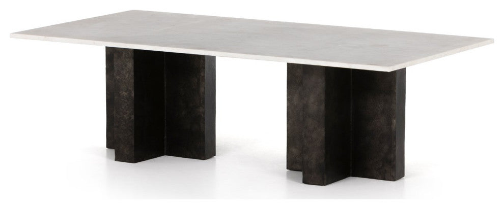 Terrell Coffee Table-Raw Black