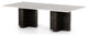Terrell Coffee Table-Raw Black