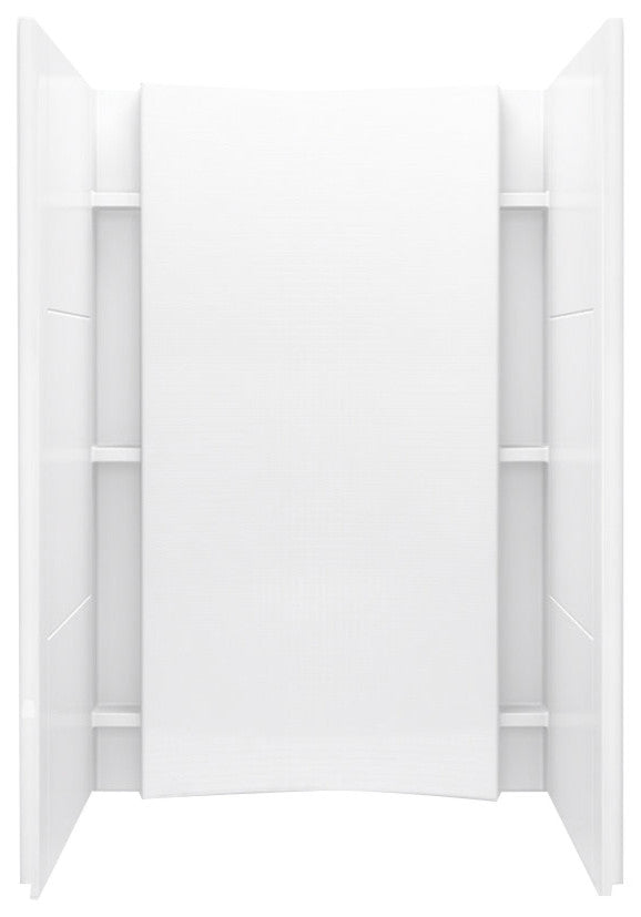 Sterling Accord Vikrell Center Drain Alcove Shower Kit 72"x24"x48", White