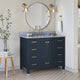 ARIEL Cambridge 43" Rectangle Sink Bath Vanity Carrara Marble