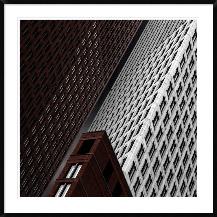 "In Tribulation" Framed Digital Print by Gilbert Claes, 44x44"