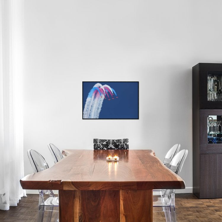 "Red Arrows" Framed Canvas Giclee by Jonathan Simons, 31x21"