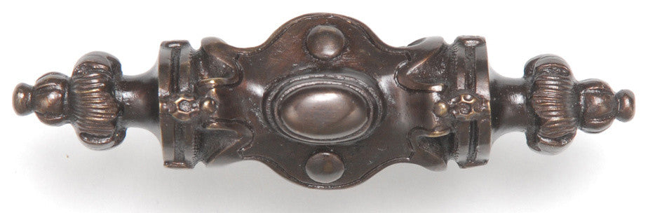 Pembridge Pull Antique Pewter, Dark Brass