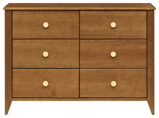 Sprout 6-Drawer Double Dresser, Chestnut Natural