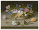 "Flower Still Life" Digital Paper Print by Ambrosius Bosschaert, 42"x32"