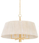 Azar Pendant, Vintage Gold Leaf