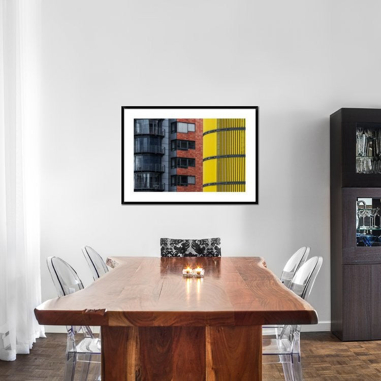 "Opposite Attraction Ii" Framed Digital Print by Benjamin Brosdau, 44x31"