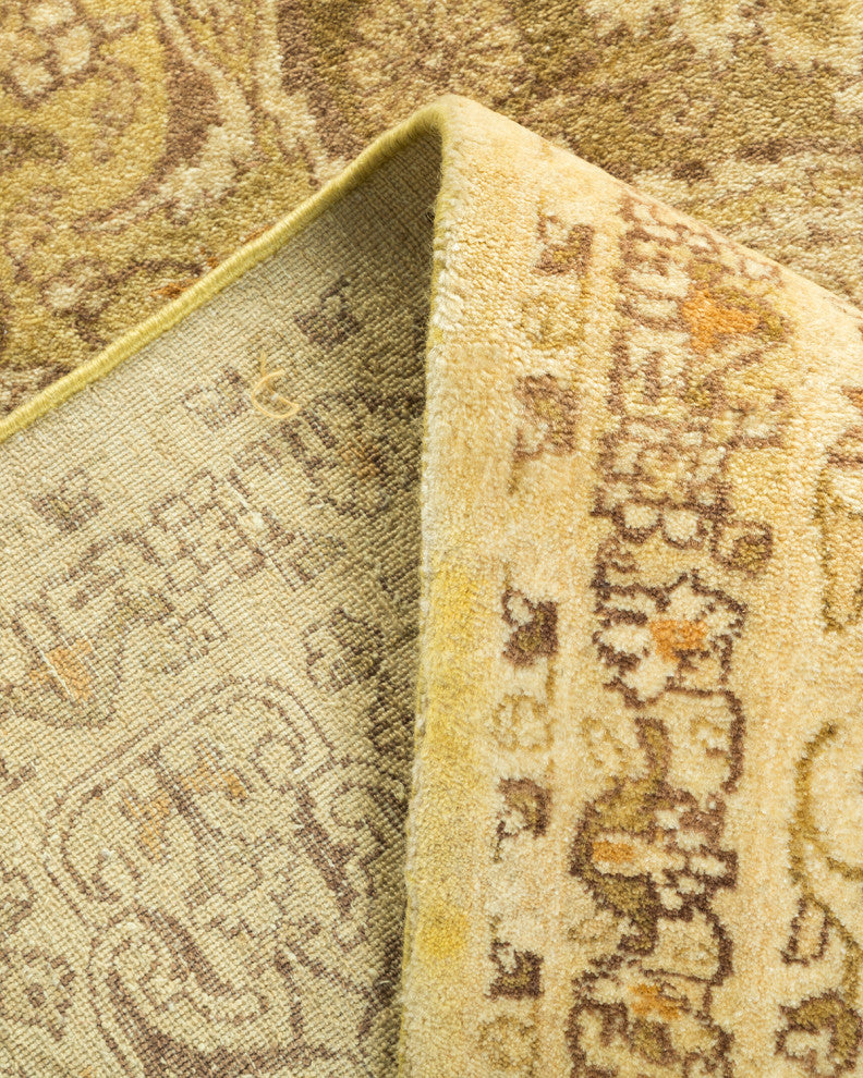 Elsie, One-of-a-Kind Hand-Knotted Area Rug Green, 6'3"x8'10"