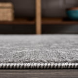 Asilah Moroccan Modern Diamond Runner Rug, Gray, 5'x8'