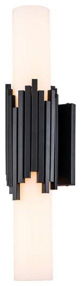 Marvel 2 Light Bath Light in Matte Black