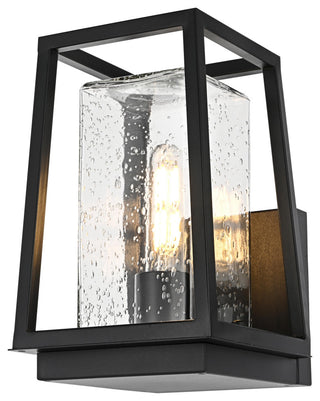Home Living 6" Outdoor Wall Sconce, Black