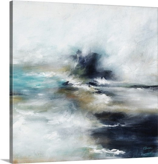 "High Tide Wave I" Canvas Art, 24"x24"x1.25"