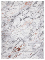 Safavieh Craft Collection CFT866F Rug, Grey/Orange, 5'3" X 7'6"