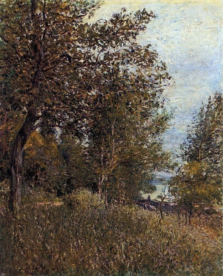 Alfred Sisley A Corner of the Roches-Courtaut Woods June Wall Decal