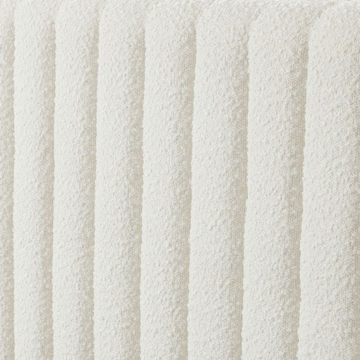 Brooke 54" Queen Bed in Ivory Boucle by Diamond Sofa