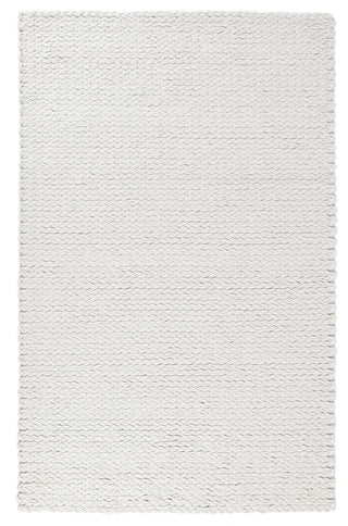 Oxnard Wool Area Rug by Kosas Home, Ivory, 5x8