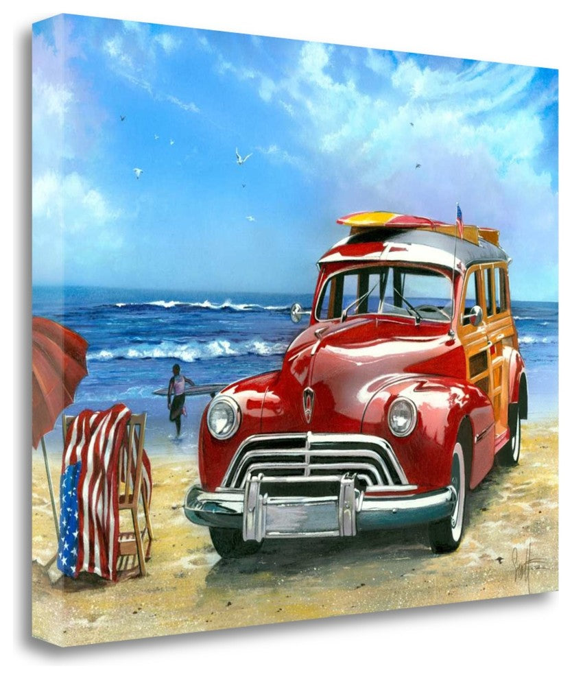 "Surfin Usa" By Scott Westmoreland, Giclee Print on Gallery Wrap Canvas