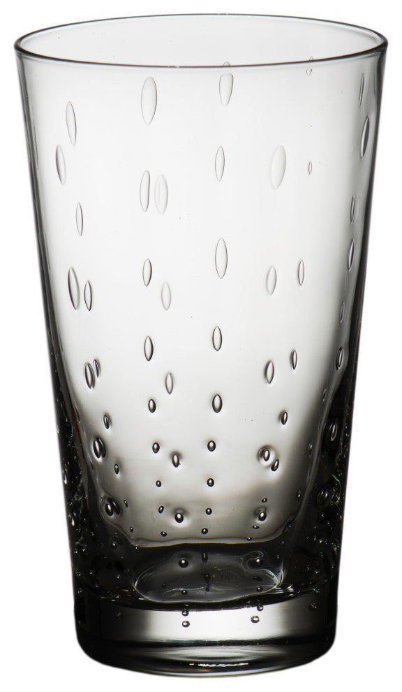 Rain Drop Clear High Ball, Set of 4