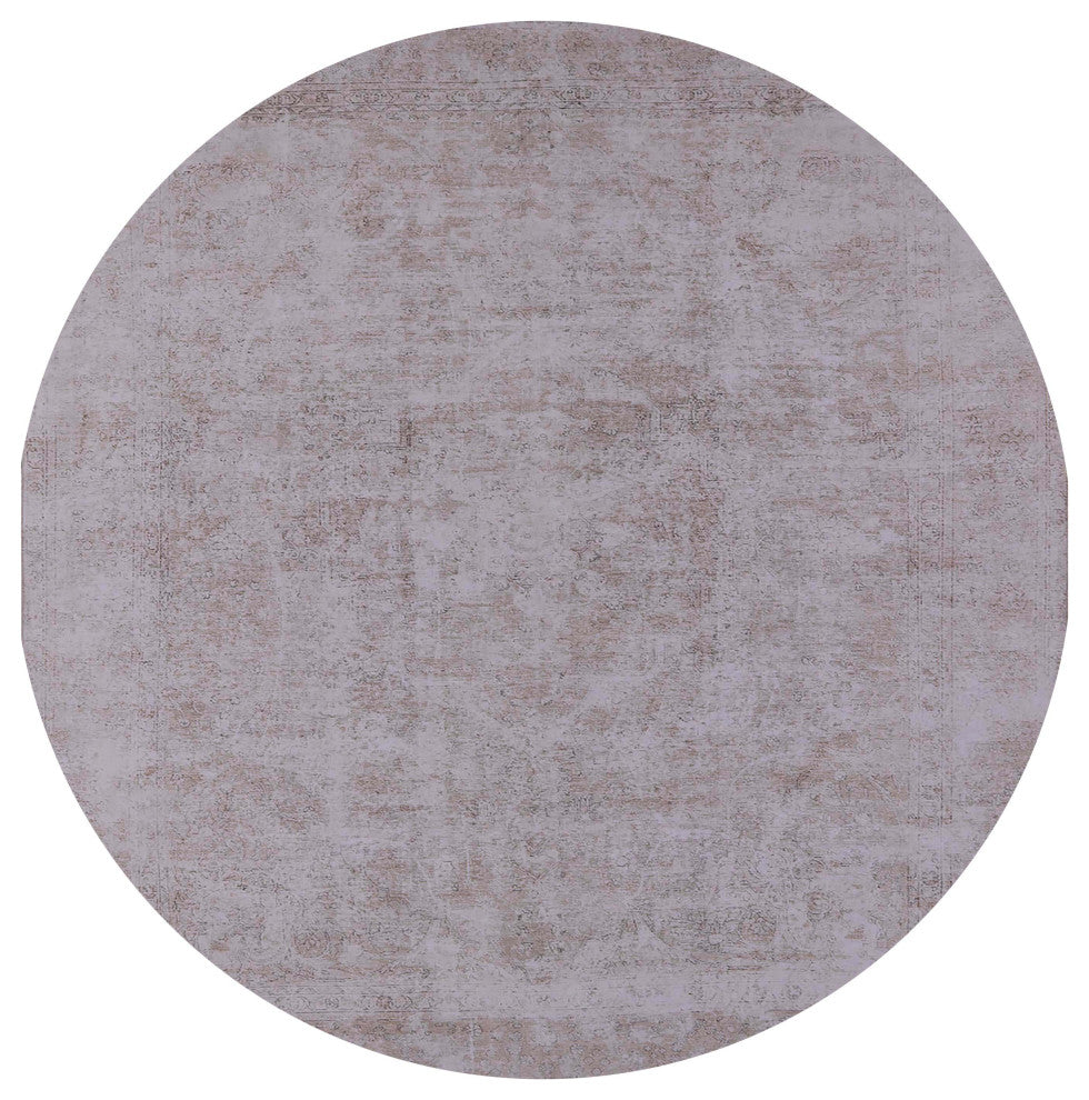 Ahgly Company Indoor Round Mid-Century Modern Area Rugs, 3' Round