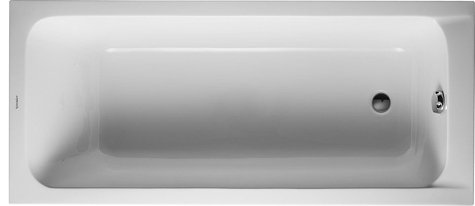 Duravit D-Code Rectangular Bathtub 700096000000090 White