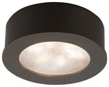 WAC Lighting LED Button Light, Dark Bronze, Round, 3000k Soft White