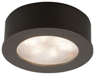 WAC Lighting LED Button Light, Dark Bronze, Round, 3000k Soft White
