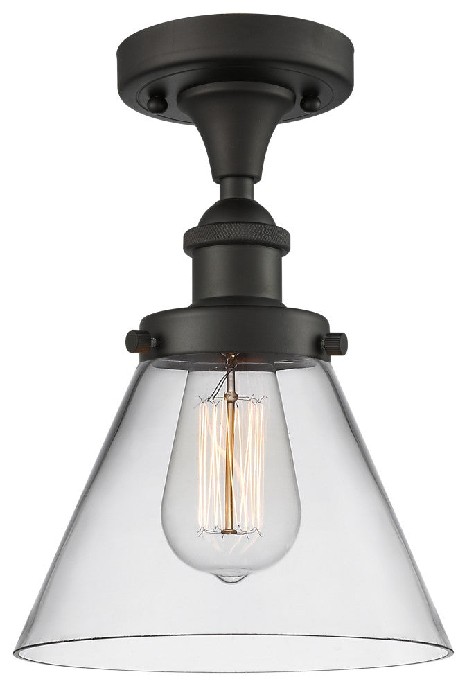 INNOVATIONS LIGHTING 916-1C-OB-G42 Large Cone 1 Light Semi-Flush Mount