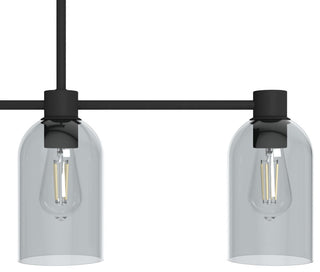 Hunter Lochemeade Natural Iron 4 Light Chandelier Ceiling Light Fixture