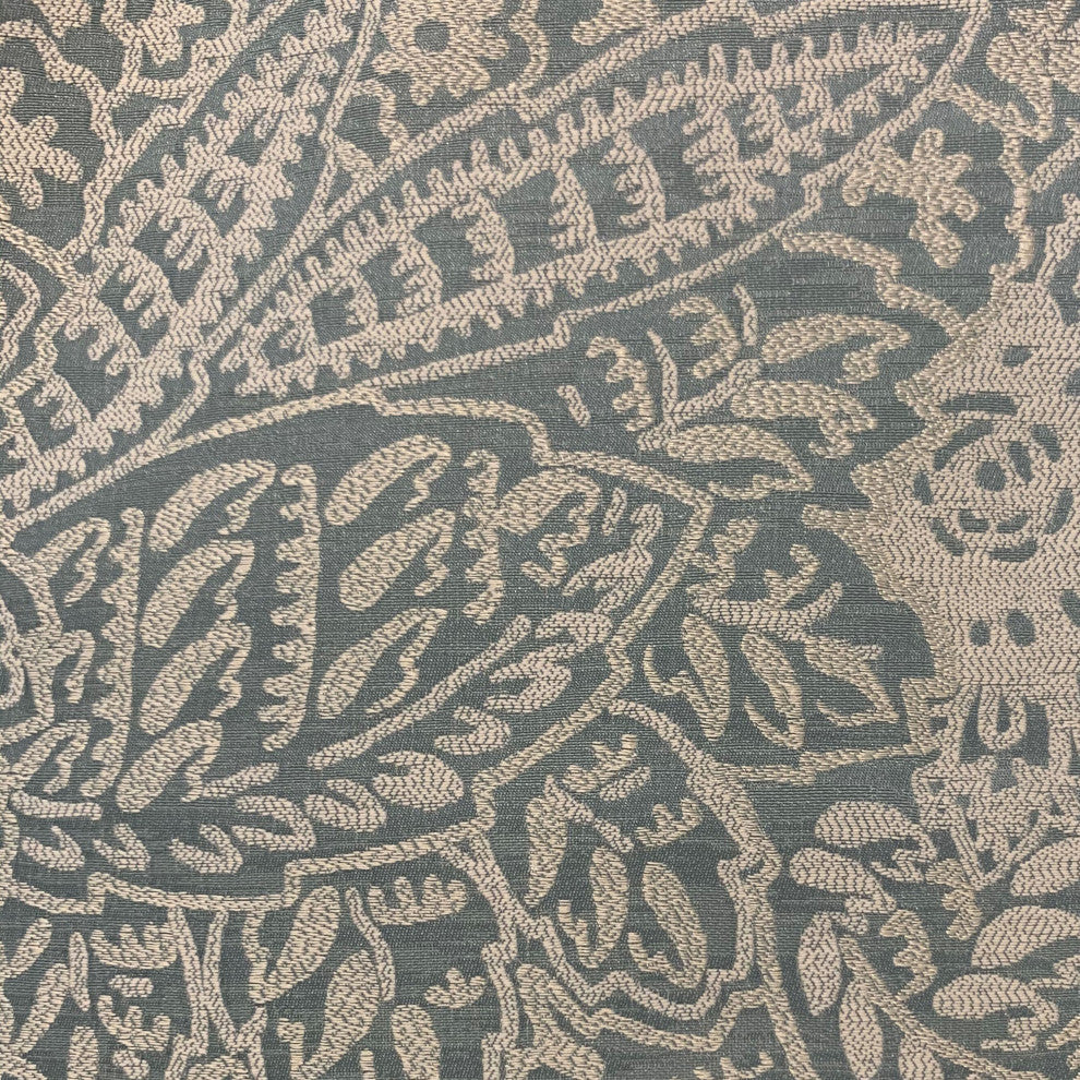 Plutus Gray Festive Jacquard Luxury Throw Pillow, 20"x20"