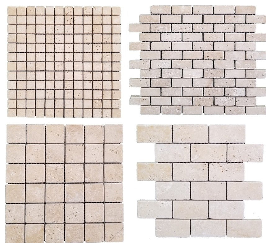 Tuscany Ivory 6x6 Tumbled